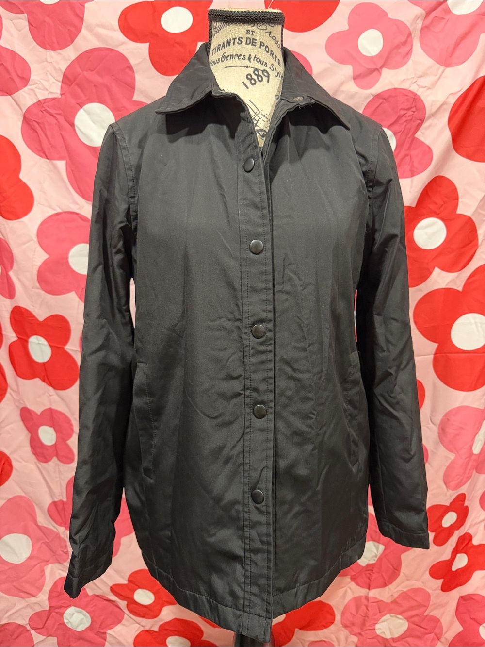 GAP Black Lightweight Trench Coat